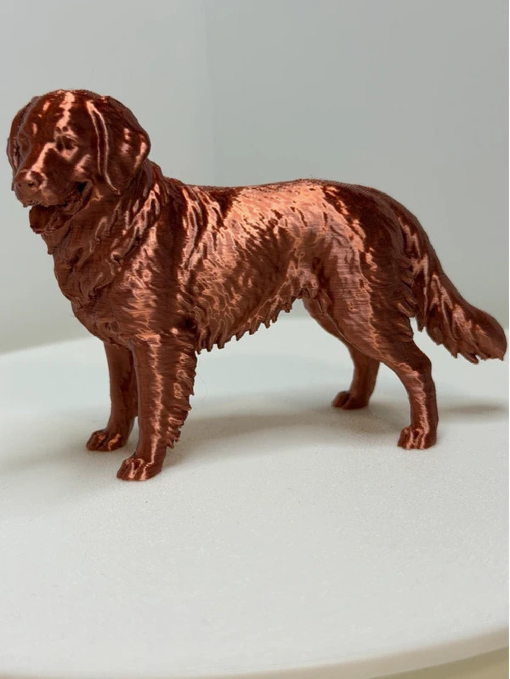 Cooper Goldendoodle Dog Figurine – Golden Retriever Style – 4" Long Description